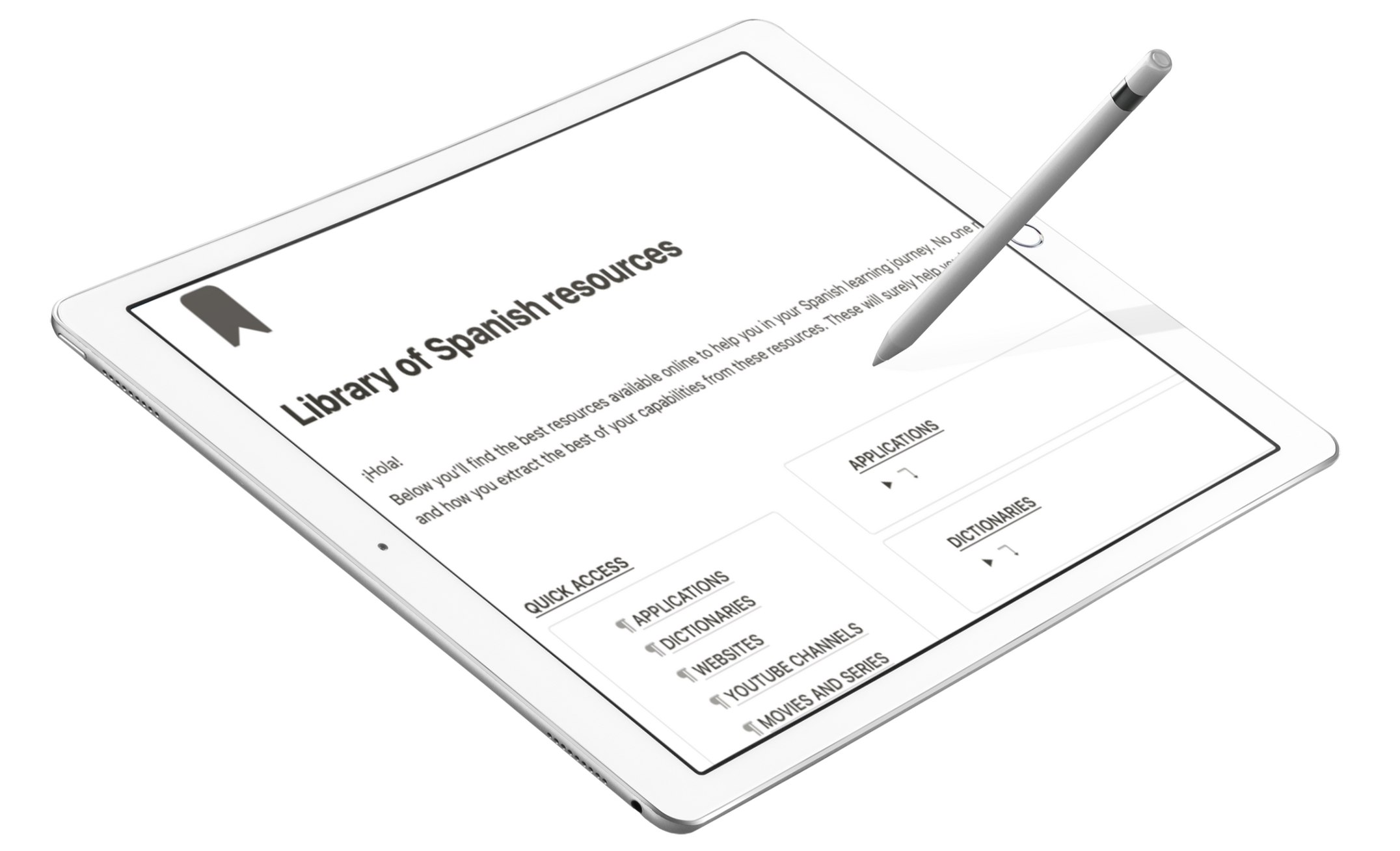 Library of Online resources